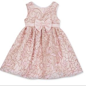 Rare Editions Baby girl’s fit and flare dress